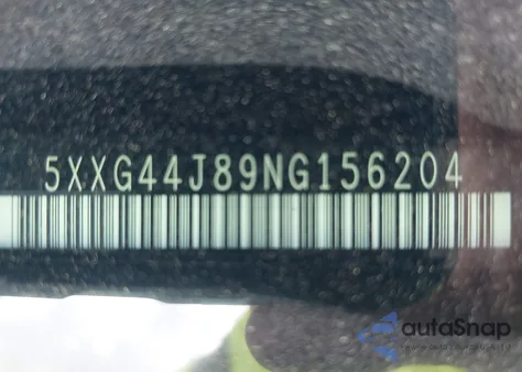 2022 Kia K5 Gt из США, поврежденный, VIN 5XXG44J89NG156204